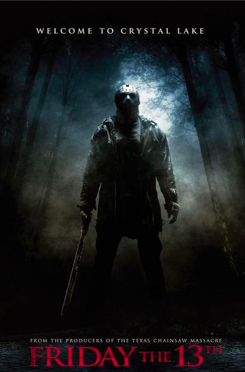 Friday the 13th poster at Clark County Fairgrounds Drive-In