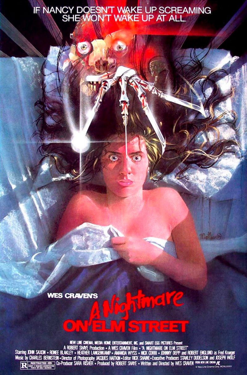 Nightmare on Elm Street movie poster at Horror Movie Drive-In