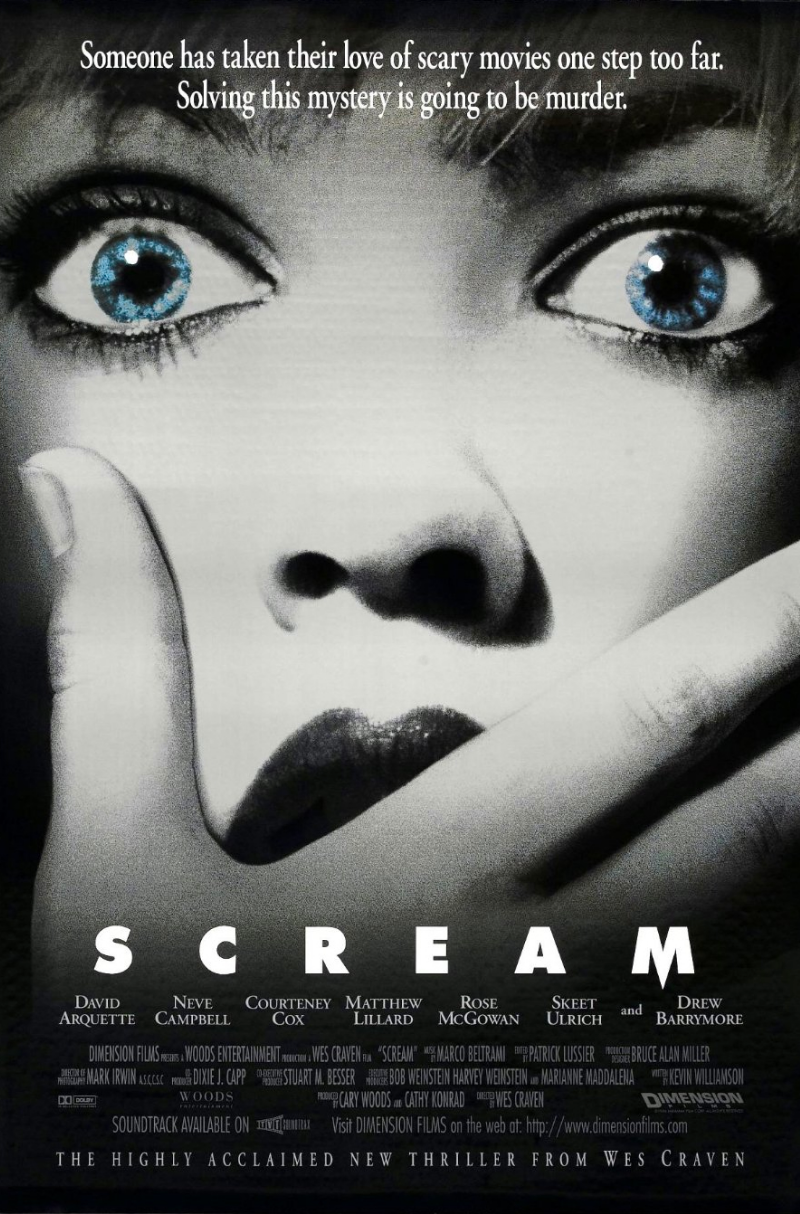 Scream poster - Halloween drive-in near Portland