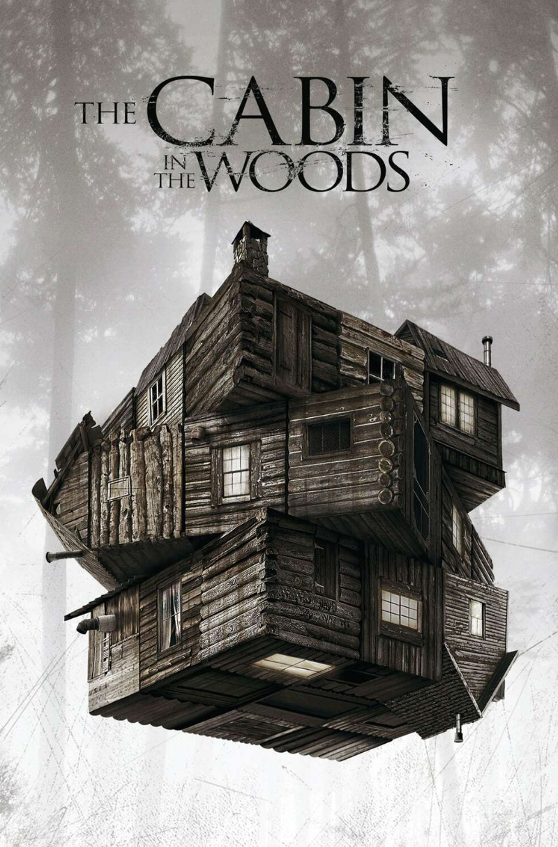 The Cabin in the Woods movie poster at Halloween Drive-In